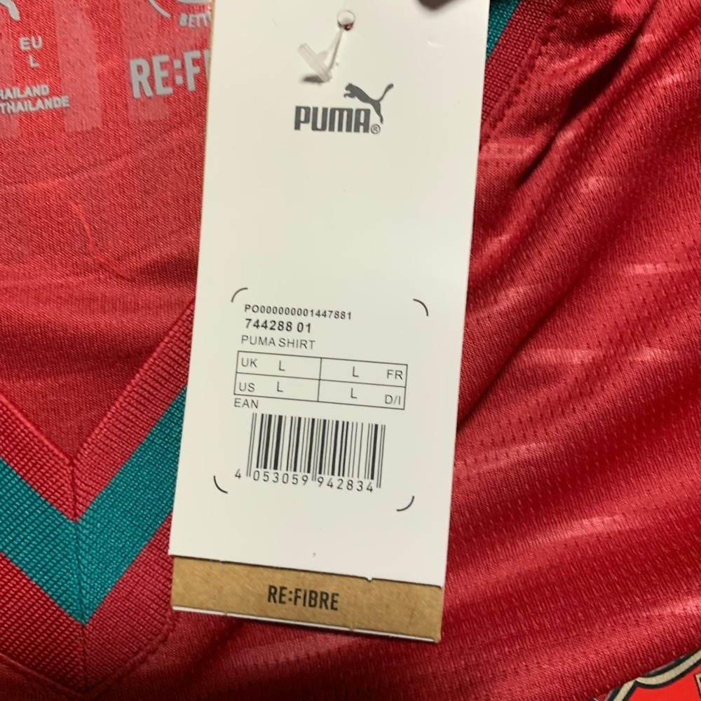 Puma Portugal Cristiano Ronaldo 7 Soccer Jersey Mens Red New NWT - Picture 10 of 12